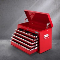 9 Drawer Giantz Tool Cabinet Chest Toolbox Storage Red