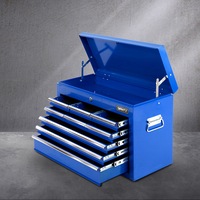 9 Drawer Giantz Tool Cabinet Chest Toolbox Storage Blue