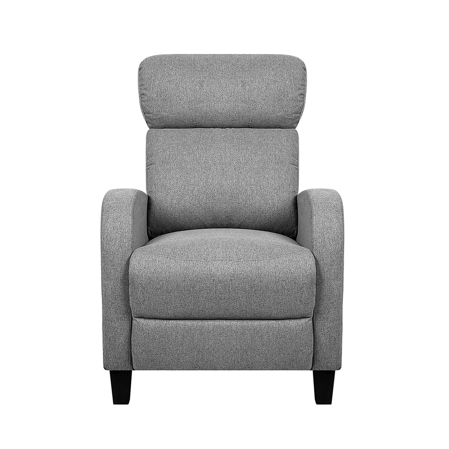 Artiss Recliner Chair Grey Fabric Lounge Sofa Armchair Home Furniture Nursing Feeding Seat