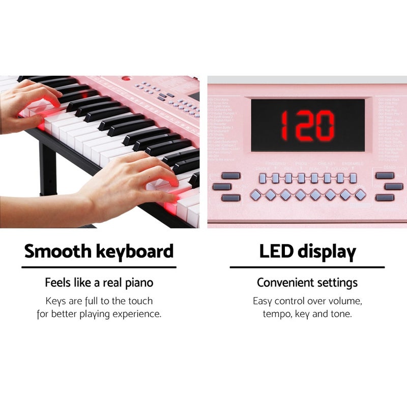 Best Beginner Kids 61 Keys Electronic Lighting Keyboard Piano Australia  Sydney Melbourne