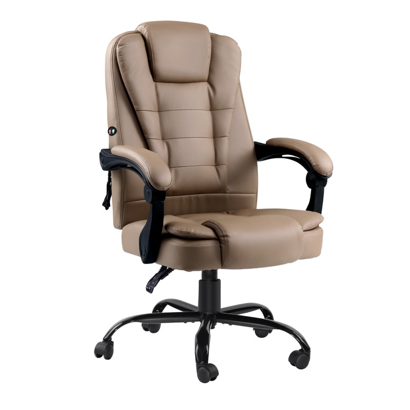 Buy Artiss 2 Point Massage Office Chair Vibration Recliner MyDeal