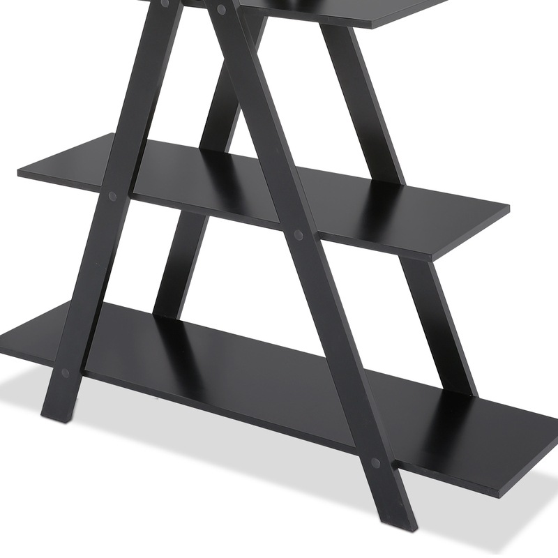 Buy Artiss 4 Tier Wooden Ladder Shelf Stand Storage Book Shelves