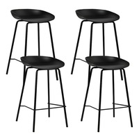 4x Artiss Bar Stools Kitchen Counter Stools Metal