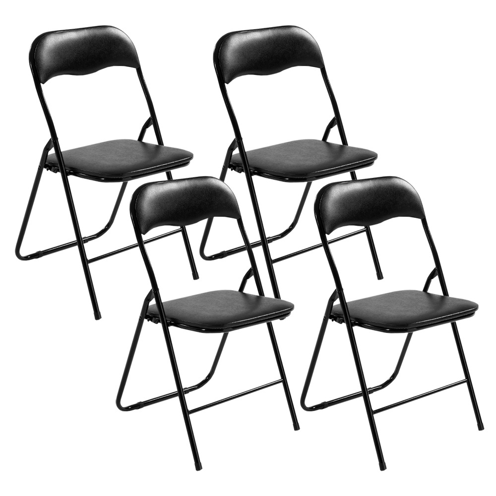 grey metal folding chairs