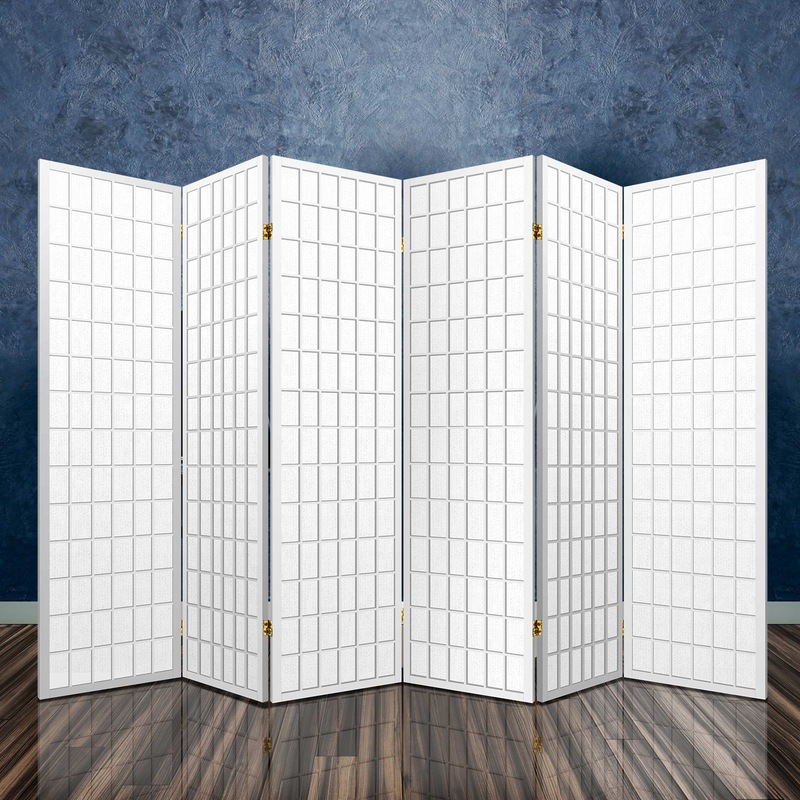 Buy Artiss Room Divider Screen 6 Panel Room Divider Wooden Room Divider