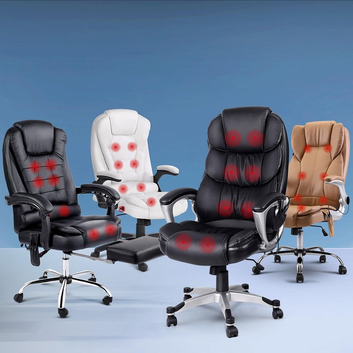 Artiss Massage Office Chair Gaming Chairs Computer Gaming Recliner