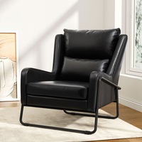 1 Seater Artiss Armchair Accent Chair Black