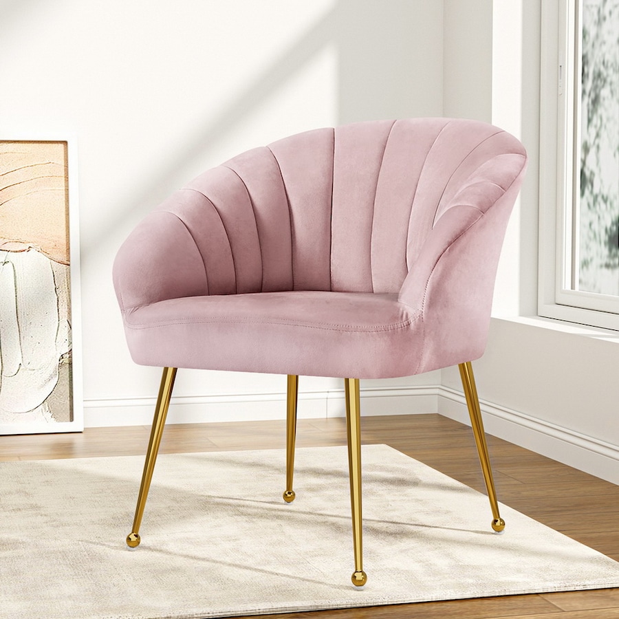 1 Seater Artiss Velvet Armchair Pink