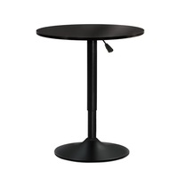 1X Artiss Bar Table Kitchen Tables Swivel Round Metal