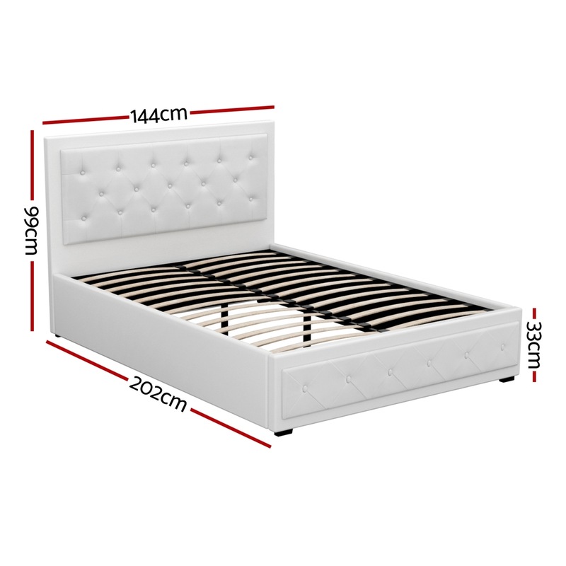 Buy Artiss Bed Frame King Single Size/Double/Queen/King Gas Lift Black