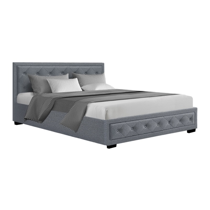 Buy Artiss Bed Frame King Single Size/Double/Queen/King Gas Lift Black