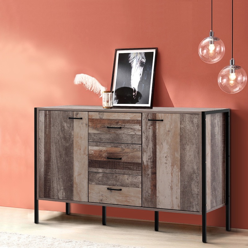 Artiss Buffet Sideboard Cabinet Storage Kitchen Hallway Table Industrial Rustic Buy Sideboards Buffets 9350062230848