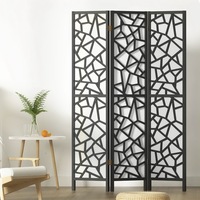 Artiss Clover Room Divider Screen Foldable Wooden Divider 3/4/6/8 Panel