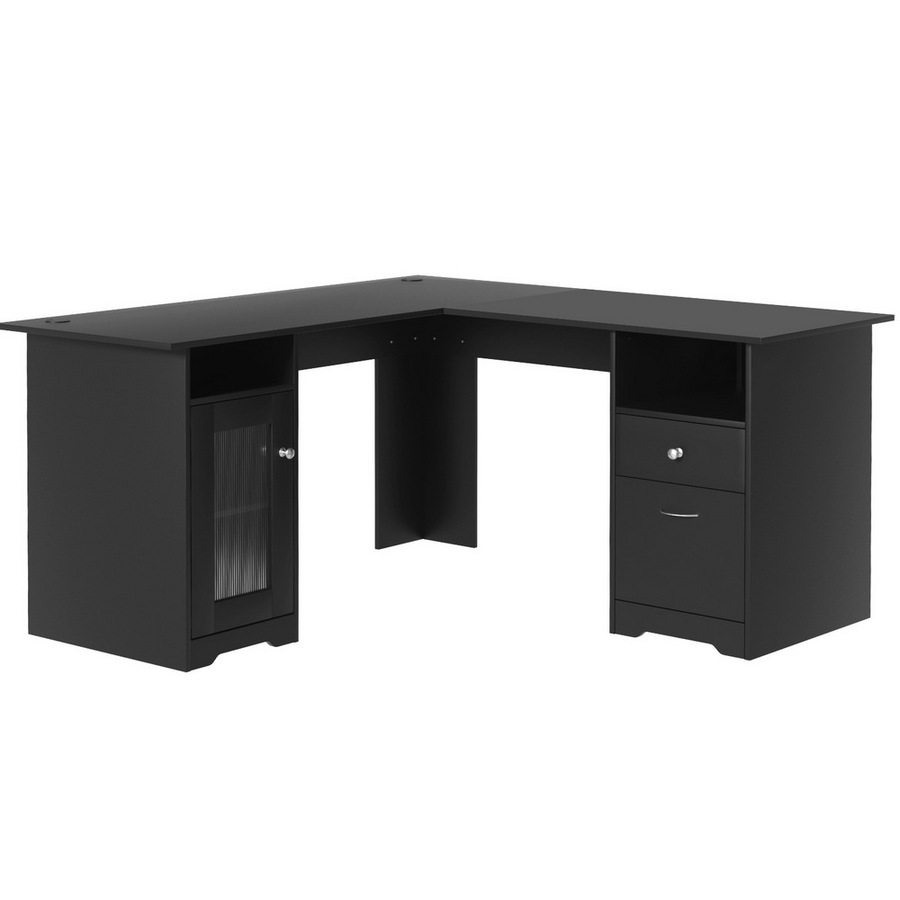 Artiss Computer Desk L-shaped Corner Home Office Study Desks Table with Storage