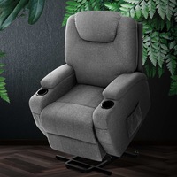 1x Artiss Recliner Chair Electric Lift Massage Heated 3 Pattarn