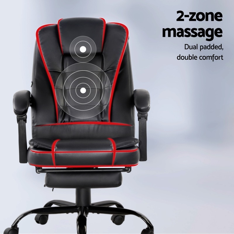 Buy Artiss Massage Office Chair Recliner Executive Computer Chair