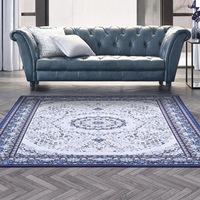 1 Artiss Blue Rug Mat Carpet Short Pile Gaspar