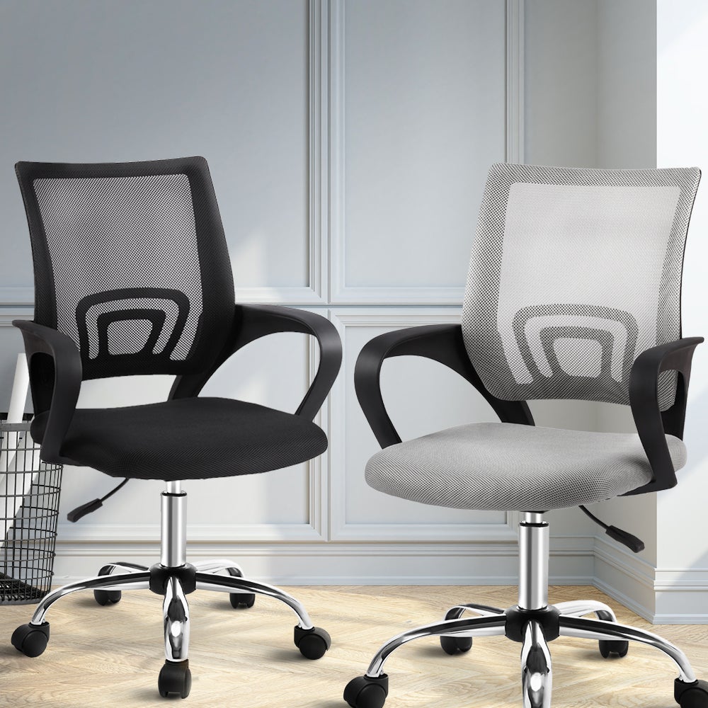 Artiss Mesh Office Chair Black Grey