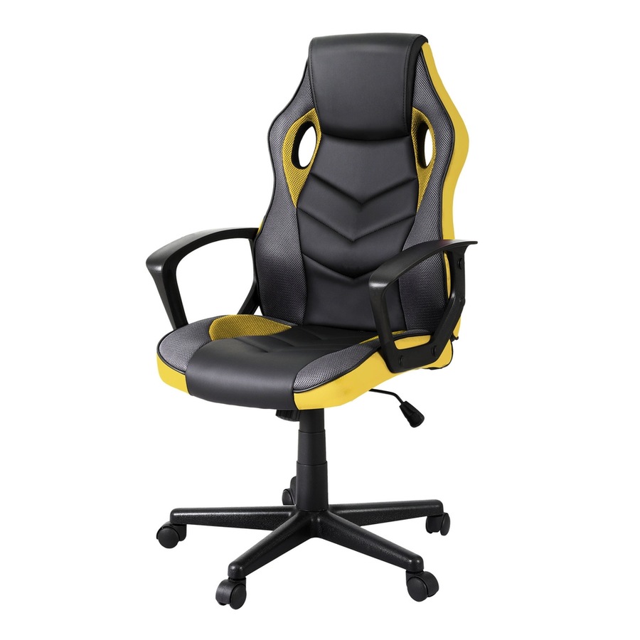 Artiss Gaming Office Chair Computer Racing Chairs High Back Yellow