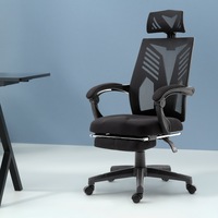 1 Artiss Mesh Office Chair with Footrest
