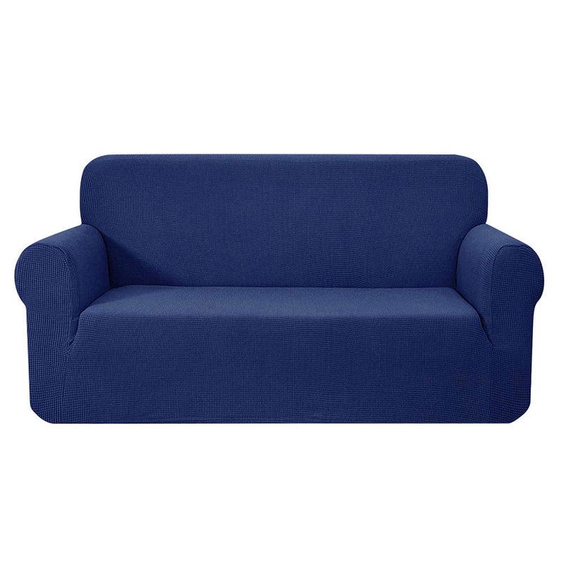 Artiss High Stretch Sofa Cover Couch Lounge Protector Slipcovers 3 Seater Navy Covers 9350062214725 - 3 Seater Sofa Covers Argos