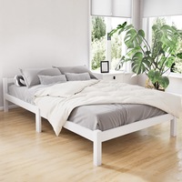 Artiss Wooden Bed Frame King Single Bed Base with Thicken Timber Slats