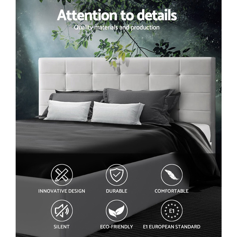 Buy Artiss Queen Size Gas Lift Bed Frame Base With Storage Mattress