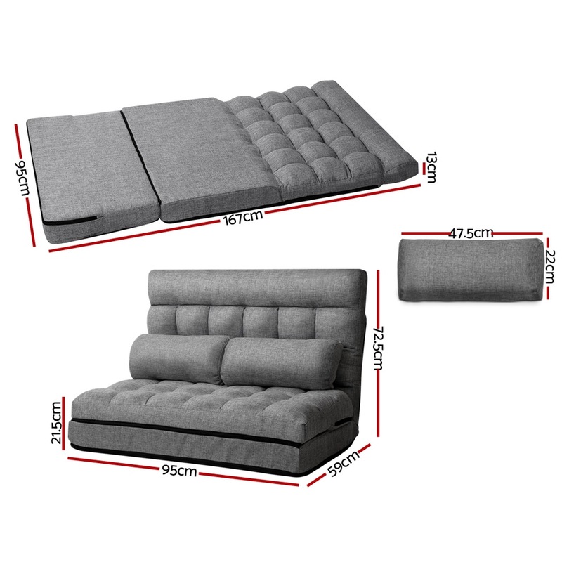 floor sofa lounge 2 seater chair futon couch bed recliner folding fabric buy sofa beds 9350062220375