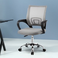 1x Artiss Mesh Office Chair Grey
