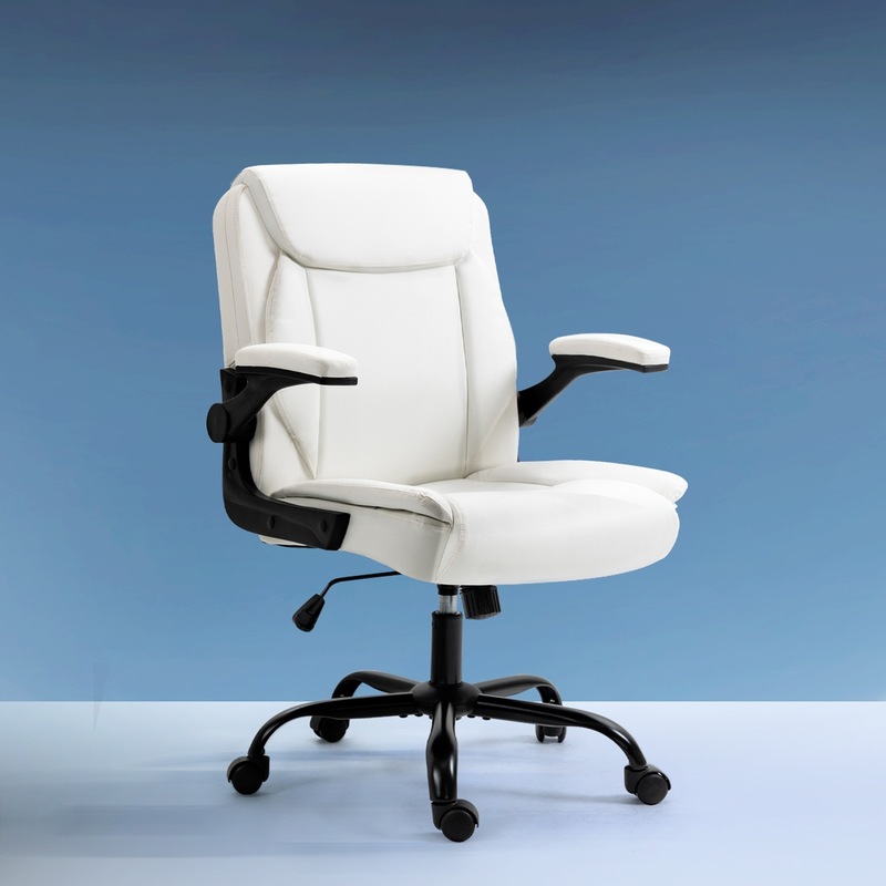 Buy Artiss Office Chair Leather Computer Executive Chairs Gaming Study