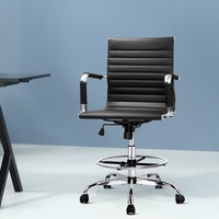 1 Artiss Office Chair Drafting Chairs Black