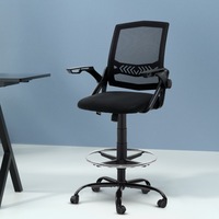 1 Artiss Drafting Office Chair Office Chairs Black