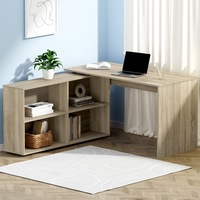 130cm Artiss Computer Desk Bookshelf Oak