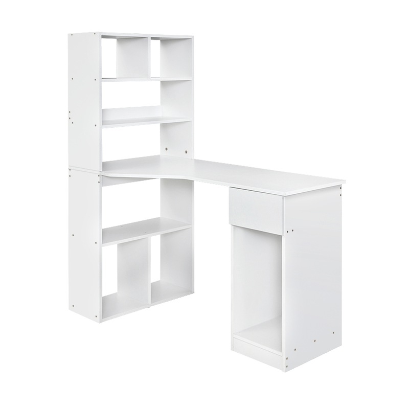 Buy Artiss Computer Desk Study Office Table Bookshelf Storage Shelves