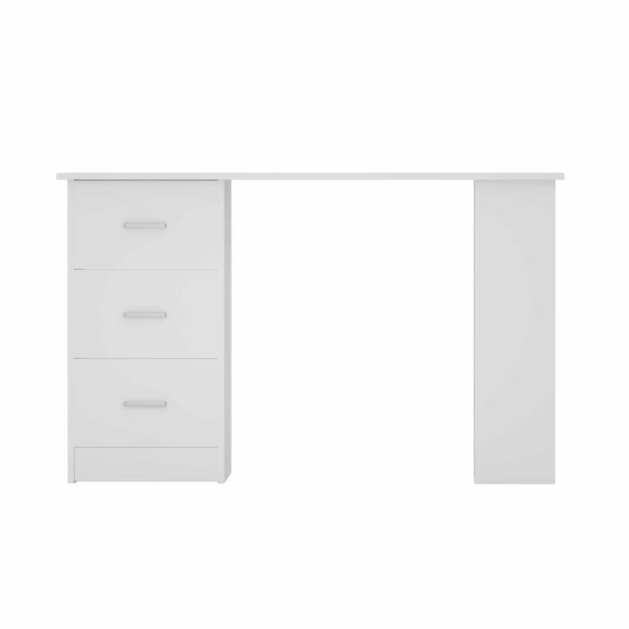Artiss Computer Desk Home Office Desks Drawer Shelf Cabinet White