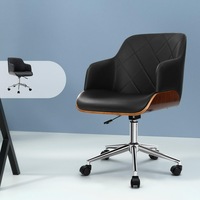 Artiss Office Chair Computer Chairs Leather Fabric