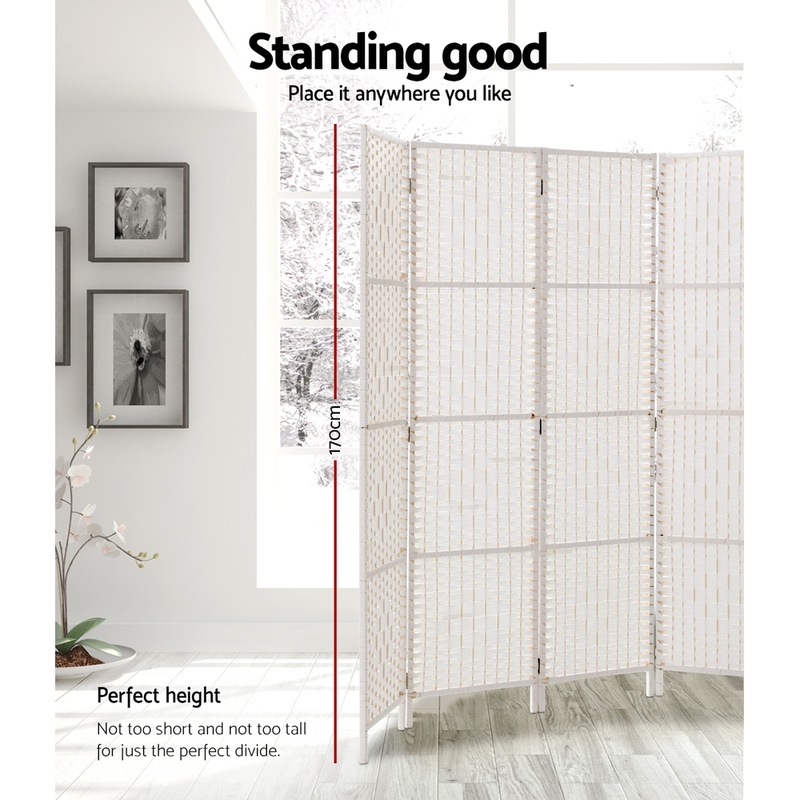 Buy Artiss Room Divider Screen 3/4/6/8 Panel Room Divider Wooden Room