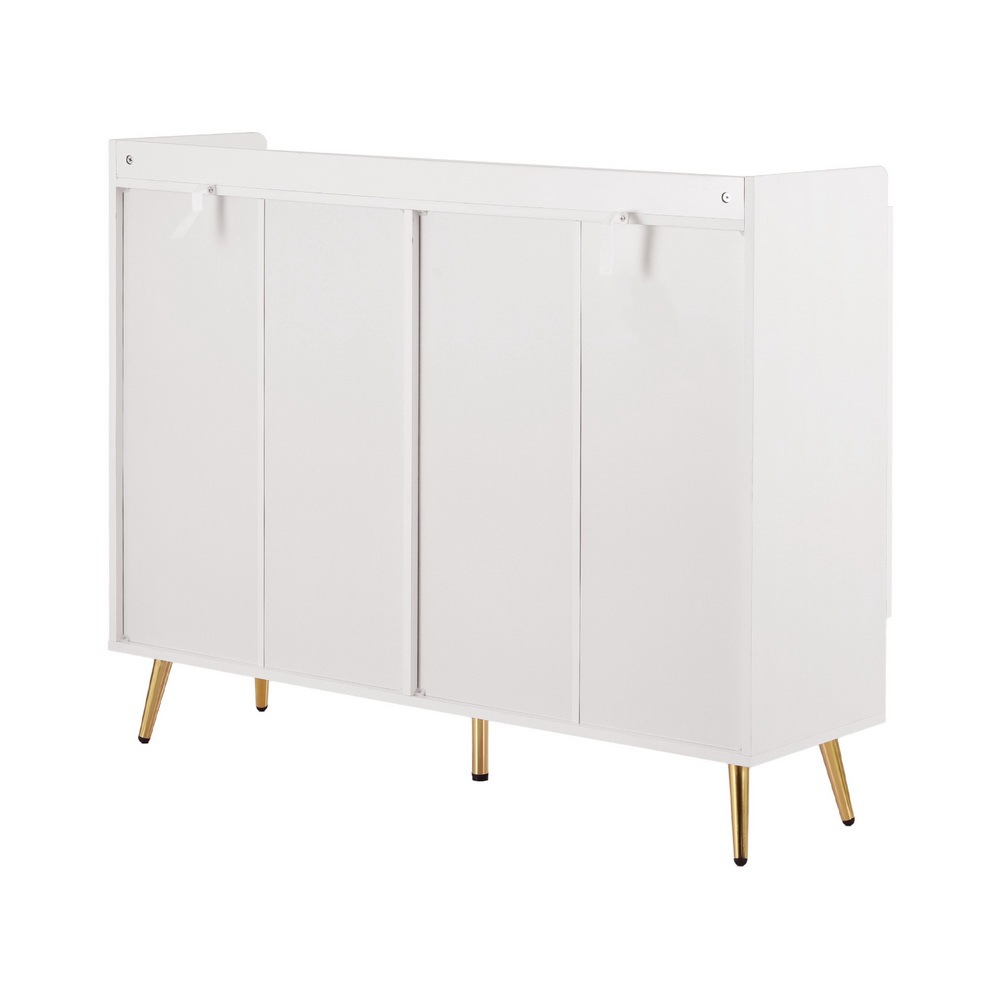 1 Artiss Shoe Rack Cabinet 5 Tiers 30 Pairs White