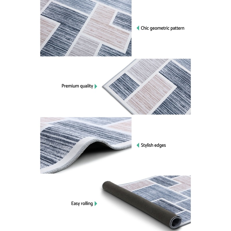 Buy Artiss Floor Rugs 120 x 170 Area Rug Modern Carpet Soft Mat MyDeal