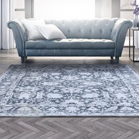 160cm x 230cm Artiss Floor Rug Vintage 7mm Short Pile Washable Area Rugs Plush TPR Non Slip