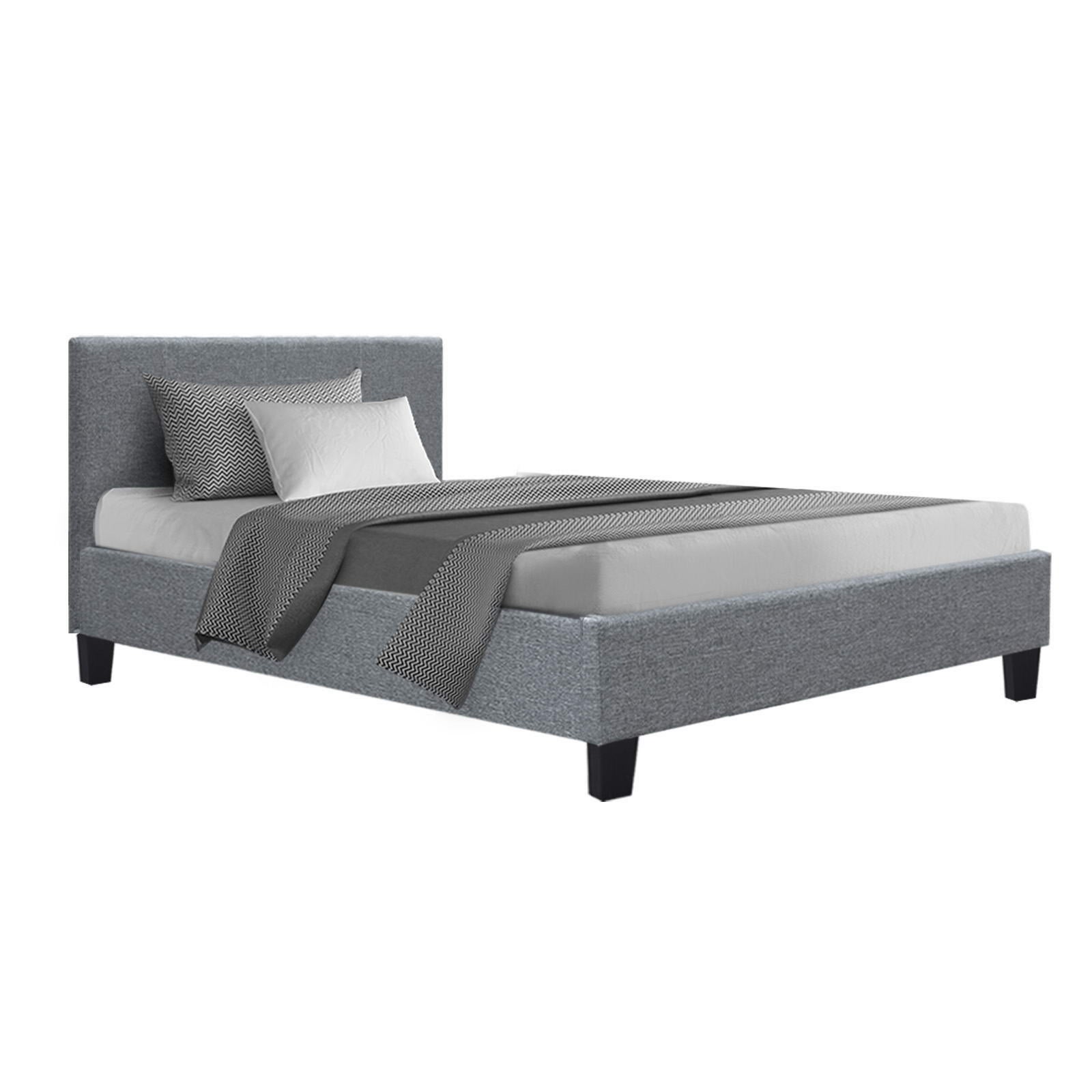 Artiss Bed Frame Single Size Grey NEO