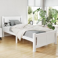 204x102 Artiss Bed Frame Single Size Wooden RIO