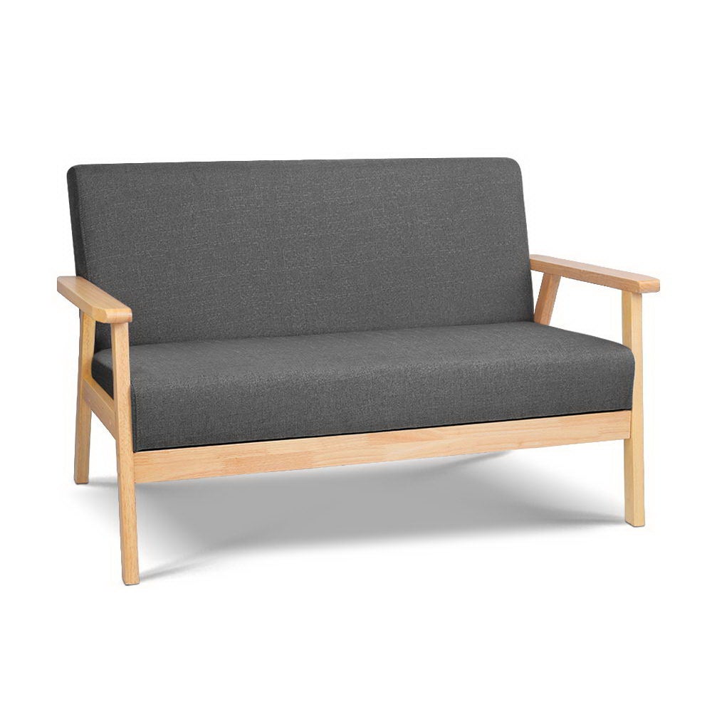 Artiss Armchair Lounge Chair 1/2 Seater Sofa ArmChairs Fabric Seat Chairs