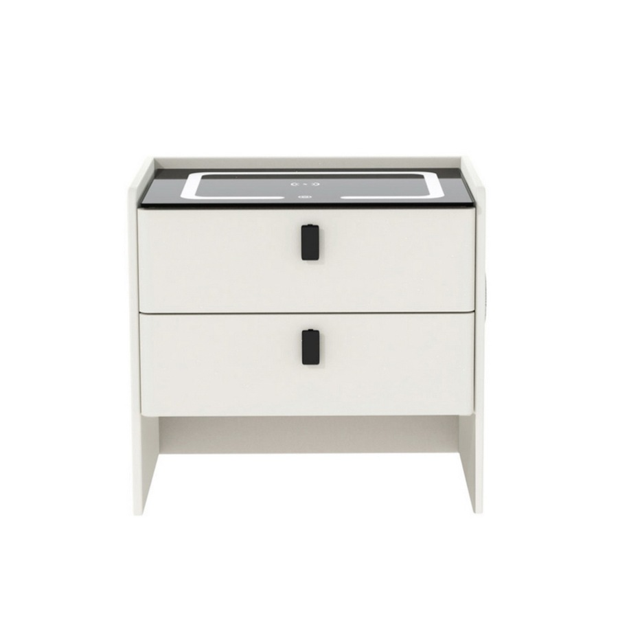 1X Artiss Smart Bedside Table BESS White