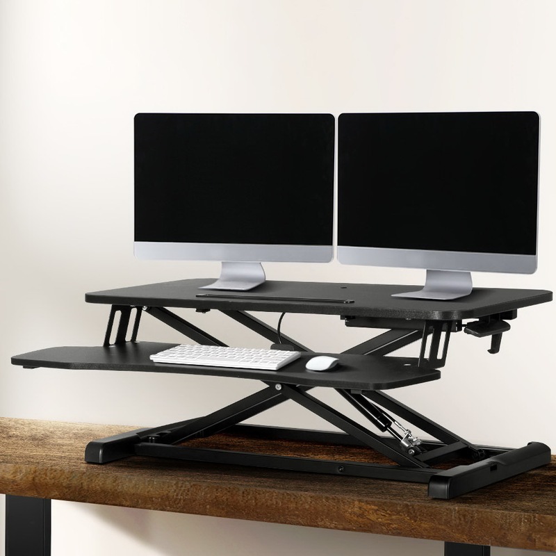 Buy Artiss Standing Desk Riser Height Adjustable Sit Stand Computer