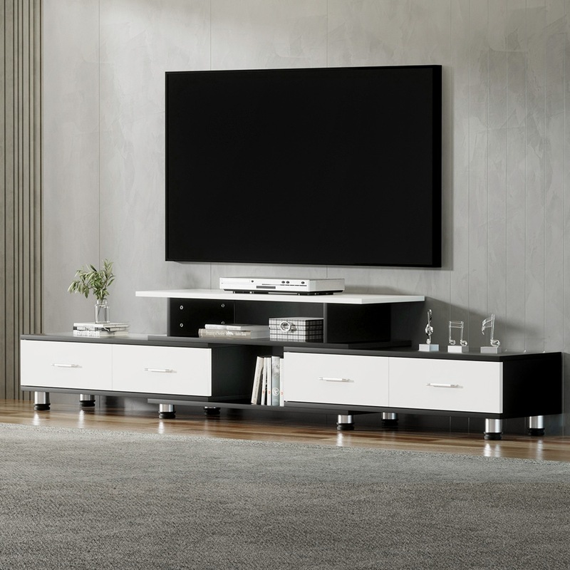 Artiss TV Entertainment Unit Stand Wooden 160CM To 220CM