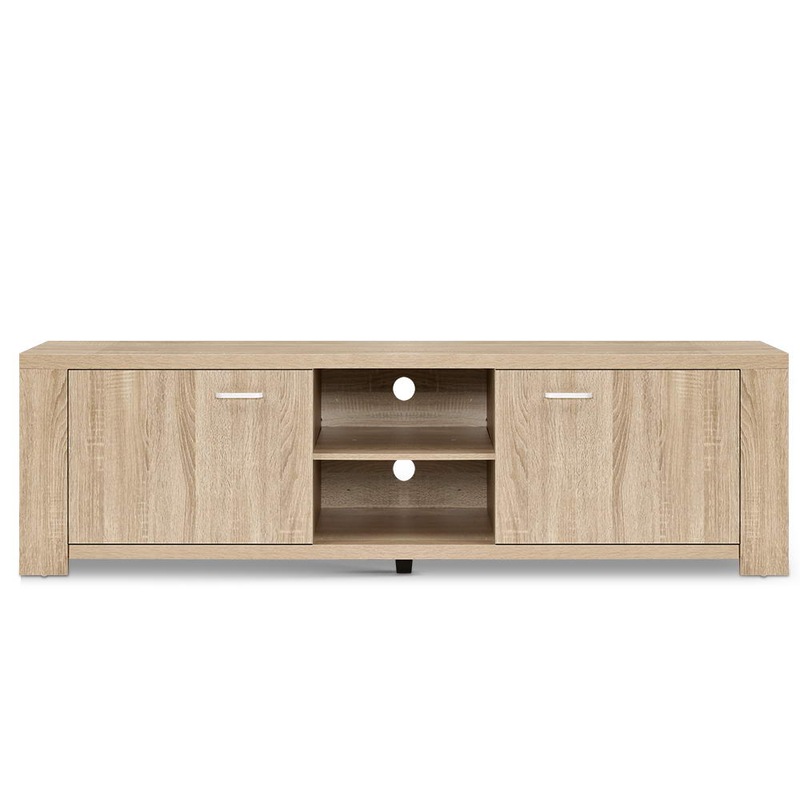 Buy Artiss TV Entertainment Unit 160cm Oak Maxi MyDeal