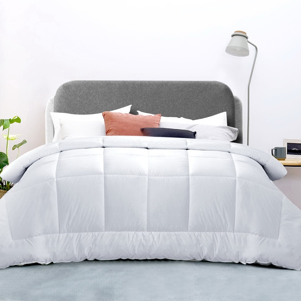 Australian Wool Quilt 700gsm W Australian Merino Wool 100 Cotton Cover Dusk Goose Down Alternative Doona Blanket All Seasons Winter Weight King Size Bed Buy Wool Quilts 9350062078556