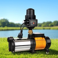 2000W Giantz Garden Water Pump High Pressure Multi Stage Tank Rain Irrigation Black