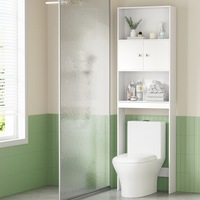 195cm Artiss Bathroom Storage Cabinet Over the Toilet Storage Shelf